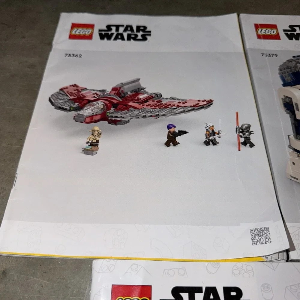 LEGO‎ Star Wars Instruction Manuals Lot 75325 75379 75362 Mandalorian